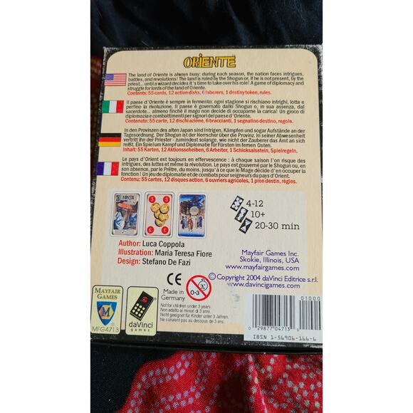 Mayfair Card game Oriente Luca Coppola MFG4713 Card Game - Picture 4 of 5